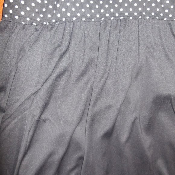 Dress Polka Dot NEW retro fit & flare long sleeve bellow knee summer party - Picture 8 of 9